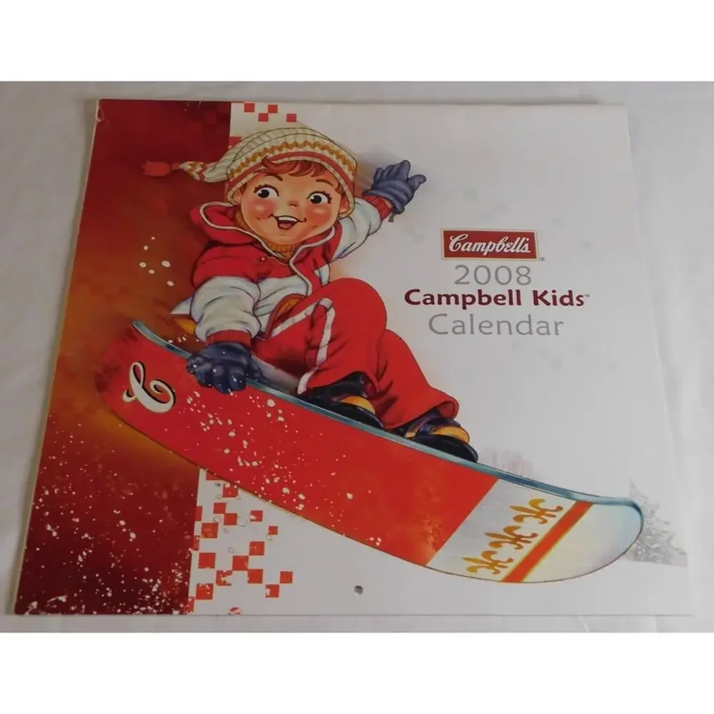 Campbell's Soup Kids Calendar 2008 Opened no extras